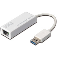 Адаптер DIGITUS USB 3.0 to Gigabit Ethernet, білий