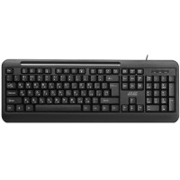 Клавіатура мембранна 2E KM1040 104key, USB-A, EN/UK, чорний