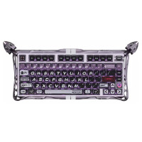 Клавіатура магнітна GravaStar Mercury V75 Pro 80keys, Magnetic Jade Gaming, 8K, USB-A, RGB, Iron Purple
