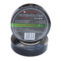 Ізоляційна стрічка ПВХ Soft Flex 25 м , чорний Ізоляційна стрічка ПВХ Soft Flex 25 м , чорний