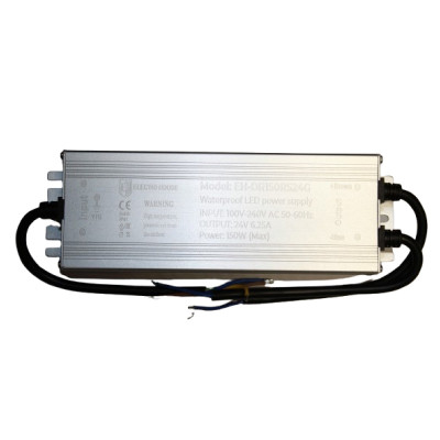 LED драйвер 150Вт 24В, серія IP67 Pro, гарантія 4 роки