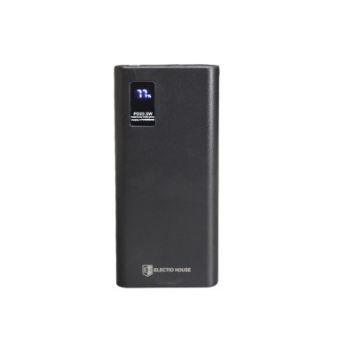 Портативний акумулятор 20000 mAh, чорний Портативний акумулятор 20000 mAh, чорний