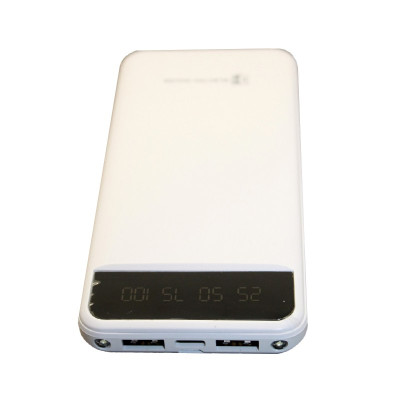 Power Bank 10000 mAh з ліхтариком type-c білий Power Bank 10000 mAh з ліхтариком type-c білий