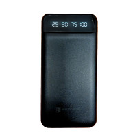 Power Bank 10000 mAh з ліхтариком type-c чорний Power Bank 10000 mAh з ліхтариком type-c чорний