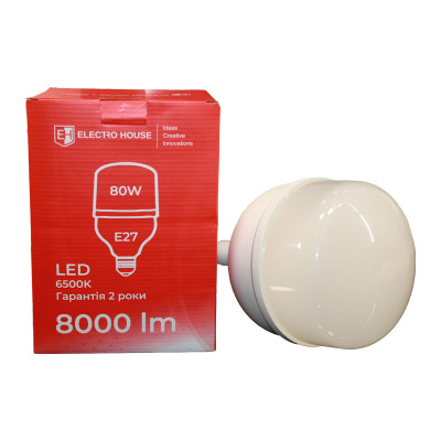 LED лампа Т160 80Вт E27 6500К 8000 Лм LED лампа Т160 80Вт E27 6500К 8000 Лм
