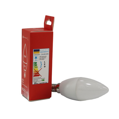 LED лампа С37  10Вт E14  4100К 900 Лм  165-265 В