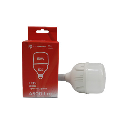 LED лампа Т120 50Вт E27 6500К 4500 Лм 165-265 В LED лампа Т120 50Вт E27 6500К 4500 Лм 165-265 В
