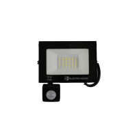 LED прожектор з датчиком руху 30Вт 3000 Лм 6500К холодний білий SMD2835 LED прожектор з датчиком руху 30Вт 3000 Лм 6500К холодний білий SMD2835