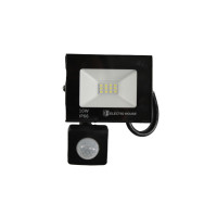 LED прожектор з датчиком руху 10Вт  1000 Лм  6500К   холодний білий  SMD2835
