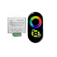 RGB контролер 24A із радіокеруванням RF чорний RGB контролер 24A із радіокеруванням RF чорний