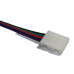 Конектор 10мм 2 затискача-провід 4pin (RGB) Конектор 10мм 2 затискача-провід 4pin (RGB)