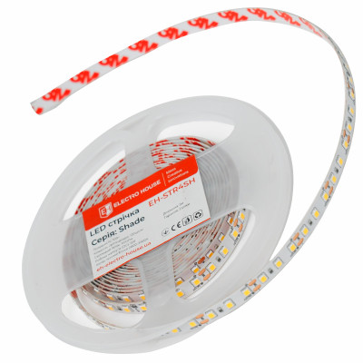 LED стрічка  10Вт 12В 1100 Лм, SMD2835 120 діодів, теплий білий 3000K, серія Shade, гарантія 2 роки