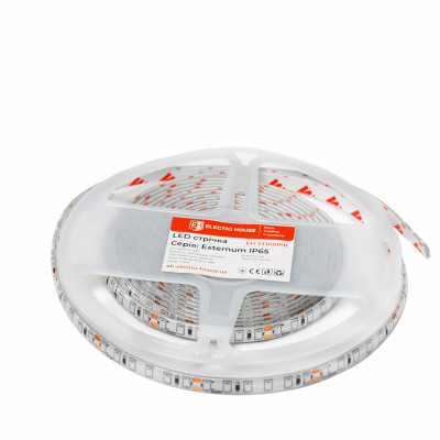 LED стрічка 12Вт 24В SMD2835 120 діодів, синій, серія Externum IP65 , гарантія 3 роки LED стрічка 12Вт 24В SMD2835 120 діодів, синій, серія Externum IP65 , гарантія 3 роки