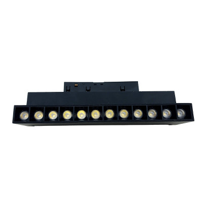 LED світильник трековий магнітний Magnetic Light поворотний 12Вт 4000К 1020 Лм , чорний LED світильник трековий магнітний Magnetic Light поворотний 12Вт 4000К 1020 Лм , чорний