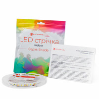 LED стрічка  10Вт 12В 1100 Лм, SMD2835 120 діодів, теплий білий 3000K, серія Shade, гарантія 2 роки