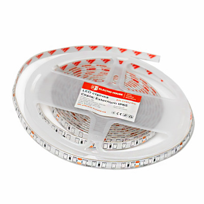 LED стрічка 12Вт 24В SMD2835 120 діодів, зелений, серія Externum IP65 , гарантія 3 роки LED стрічка 12Вт 24В SMD2835 120 діодів, зелений, серія Externum IP65 , гарантія 3 роки