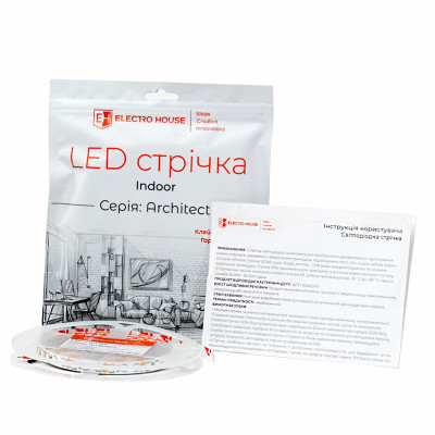LED стрічка 13,5Вт 24В SMD2835 120 діодів 2025 Лм нейтральний білий 4000К, серія Architect, гарантія 3 роки LED стрічка 13,5Вт 24В SMD2835 120 діодів 2025 Лм нейтральний білий 4000К, серія Architect, гарантія 3 роки