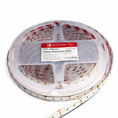 LED стрічка 14Вт 24В SMD2835 180 діодів, нейтральний білий 4000К, серія Externum IP65 , гарантія 3 роки