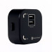 Розетка трекова подвійна USB 2.4 А, Unique Elegance Pandora Black Розетка трекова подвійна USB 2.4 А, Unique Elegance Pandora Black