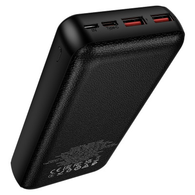 Зовнішній акумулятор HOCO J159A Essence 22.5W+PD20W fully compatible power bank(20000mAh) Black