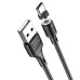 Кабель HOCO X52 USB to Type-C 3A, 1m, PVC, PVC connectors, magnetic, Black Кабель HOCO X52 USB to Type-C 3A, 1m, PVC, PVC connectors, magnetic, Black