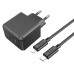 Мережевий зарядний пристрій з кабелем HOCO CS13A Ocean single port PD20W charger set(C to iP) Black