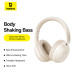 Бездротові накладні навушники Baseus Bass 35 Max Wireless Headphones Stellar White