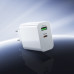 Мережевий зарядний пристрій BOROFONE BA108A Stellar PD30W+QC3.0 charger (EU) White Мережевий зарядний пристрій BOROFONE BA108A Stellar PD30W+QC3.0 charger (EU) White