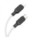 Кабель HOCO X90 Cool silicone PD charging data cable for iP White Кабель HOCO X90 Cool silicone PD charging data cable for iP White