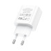 Мережевий зарядний пристрій HOCO C76A Pro Majestic single port PD30W charger White Мережевий зарядний пристрій HOCO C76A Pro Majestic single port PD30W charger White