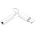 Кабель-перехiдник BOROFONE BV21 Genuine iP to 3.5 digital audio converter White Кабель-перехiдник BOROFONE BV21 Genuine iP to 3.5 digital audio converter White