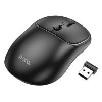 Маніпулятор миша HOCO GM25 Royal dual-mode business wireless mouse Dark Night Black Маніпулятор миша HOCO GM25 Royal dual-mode business wireless mouse Dark Night Black