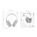 Бездротові накладні навушники BOROFONE BO22 Plus Elegant BT headphones Silver