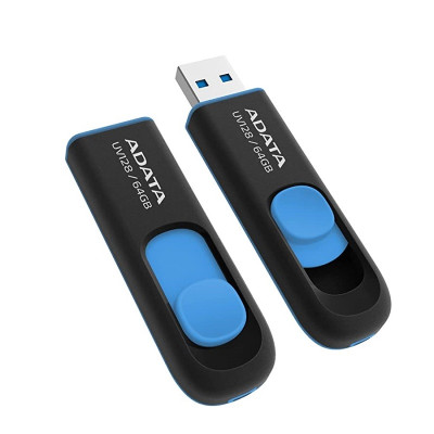 Флеш-накопичувач ADATA USB 3.2 UV 128 64Gb Black/Blue