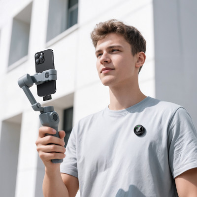 Бездротова мікрофонна система HOCO L21 Charm wireless microphone iP Black