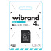 Карта пам'яті microSDHC Wibrand 4Gb class 4 (adapter SD) Карта пам'яті microSDHC Wibrand 4Gb class 4 (adapter SD)