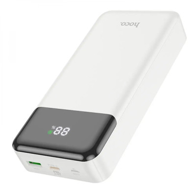 Зовнішній акумулятор HOCO J102A Cool figure PD20W+QC3.0 power bank(20000mAh) White