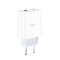 Мережевий зарядний пристрій HOCO C97A PD20W+QC3.0 charger White