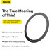 Пластина для магнітного тримача Baseus Halo Series Magnetic Metal Ring(2pcs/pack)Black Пластина для магнітного тримача Baseus Halo Series Magnetic Metal Ring(2pcs/pack)Black