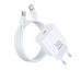 Мережевий зарядний пристрій з кабелем REMAX Figen Series 30W All-compatible GaN Charger+ RC-CO21 Data Cable Set  RP-U71 EU-White