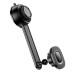 Автотримач для телефона з БЗП HOCO HW31 Crown magnetic wireless charging car holder(center console) Black Metal Gray