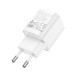 Мережевий зарядний пристрій HOCO C146A Charm single port PD20W charger (EU) White