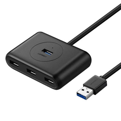 USB-хаб UGREEN USB 3.0 Hub 0.5m (Black) USB-хаб UGREEN USB 3.0 Hub 0.5m (Black)