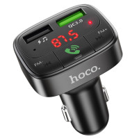 АЗП з FM-модулятором HOCO E59 Promise QC3.0 car BT FM transmitter 18W Black АЗП з FM-модулятором HOCO E59 Promise QC3.0 car BT FM transmitter 18W Black
