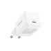 Мережевий зарядний пристрій UGREEN X513 30W USB-C GaN Fast Charger Set White EU+1M CC Cable Мережевий зарядний пристрій UGREEN X513 30W USB-C GaN Fast Charger Set White EU+1M CC Cable