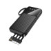 Зовнішній акумулятор BOROFONE BJ76 Smart power bank with 4 cables(10000mAh) Black