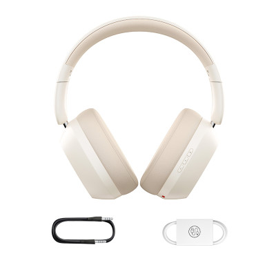 Бездротові накладні навушники Baseus Bass 35 Max Wireless Headphones Stellar White