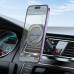 Автотримач для телефона HOCO H28 Rainbow ring magnetic car holder(air outlet) Black Автотримач для телефона HOCO H28 Rainbow ring magnetic car holder(air outlet) Black