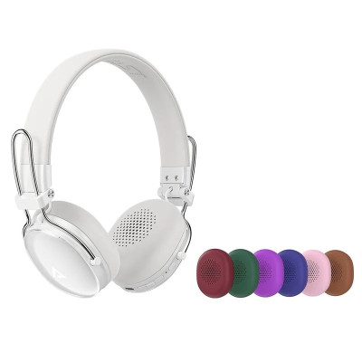 Бездротові накладні навушники ACEFAST H7 active noise reduction wireless headset Pearl white Бездротові накладні навушники ACEFAST H7 active noise reduction wireless headset Pearl white
