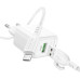 Мережевий зарядний пристрій з кабелем BOROFONE BAS42A Potential single-port QC3.0 charger set(Micro)(EU) White